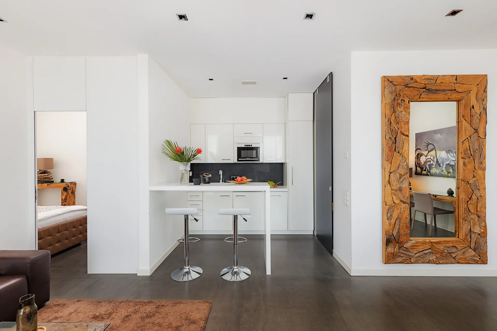 Two Bedroom Senior, Kitchenette