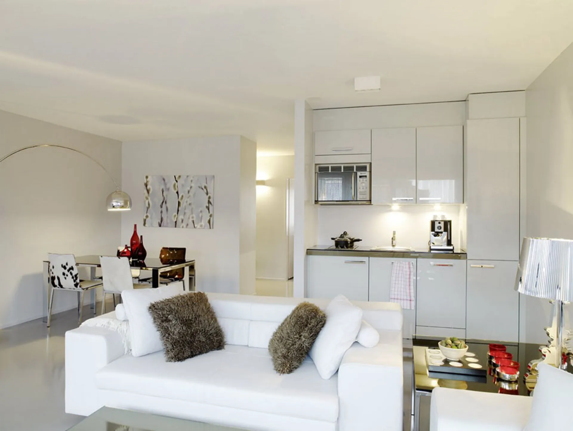 One Bedroom Senior, Balcony, Kitchenette