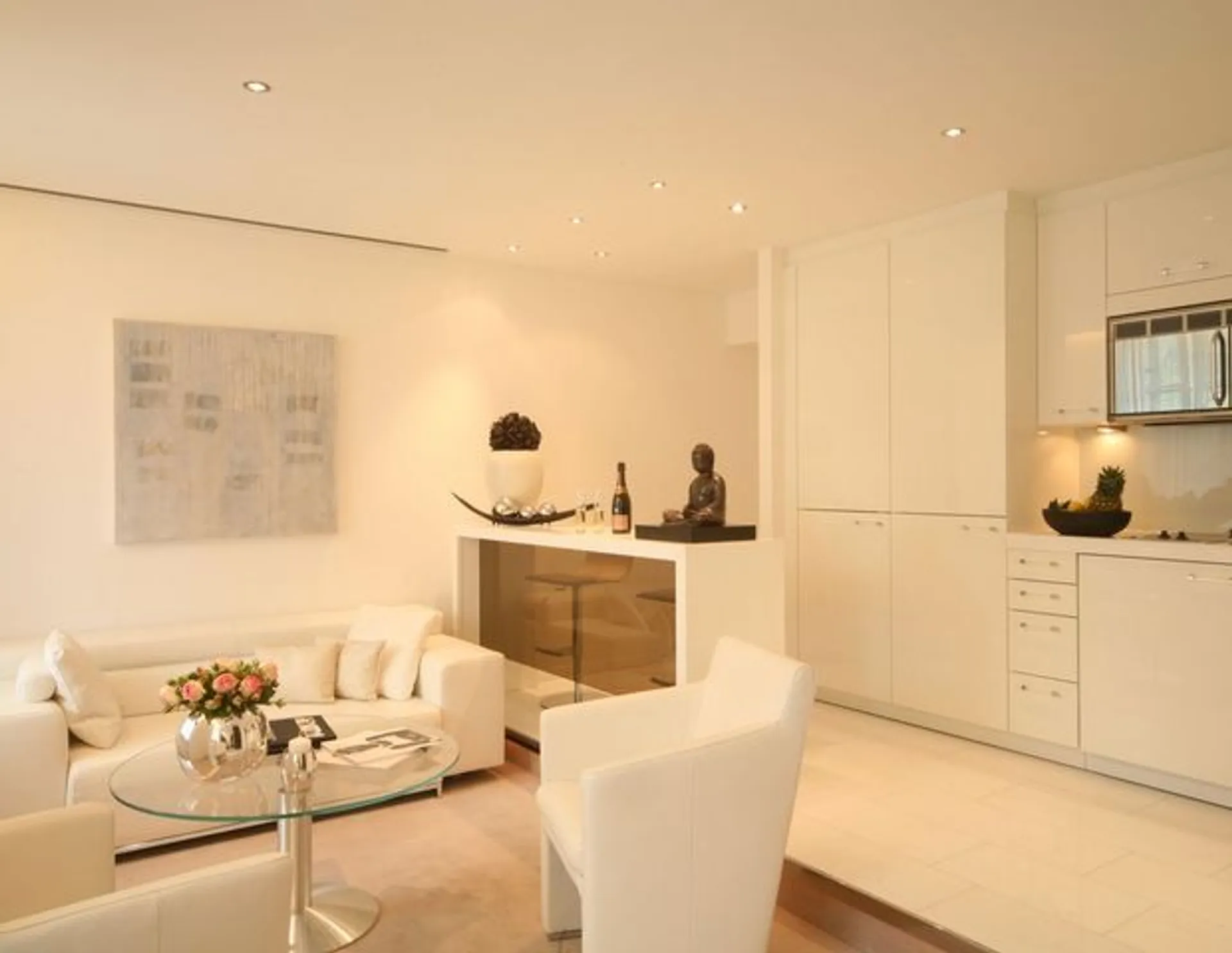 One Bedroom Senior, Balcony, Kitchenette