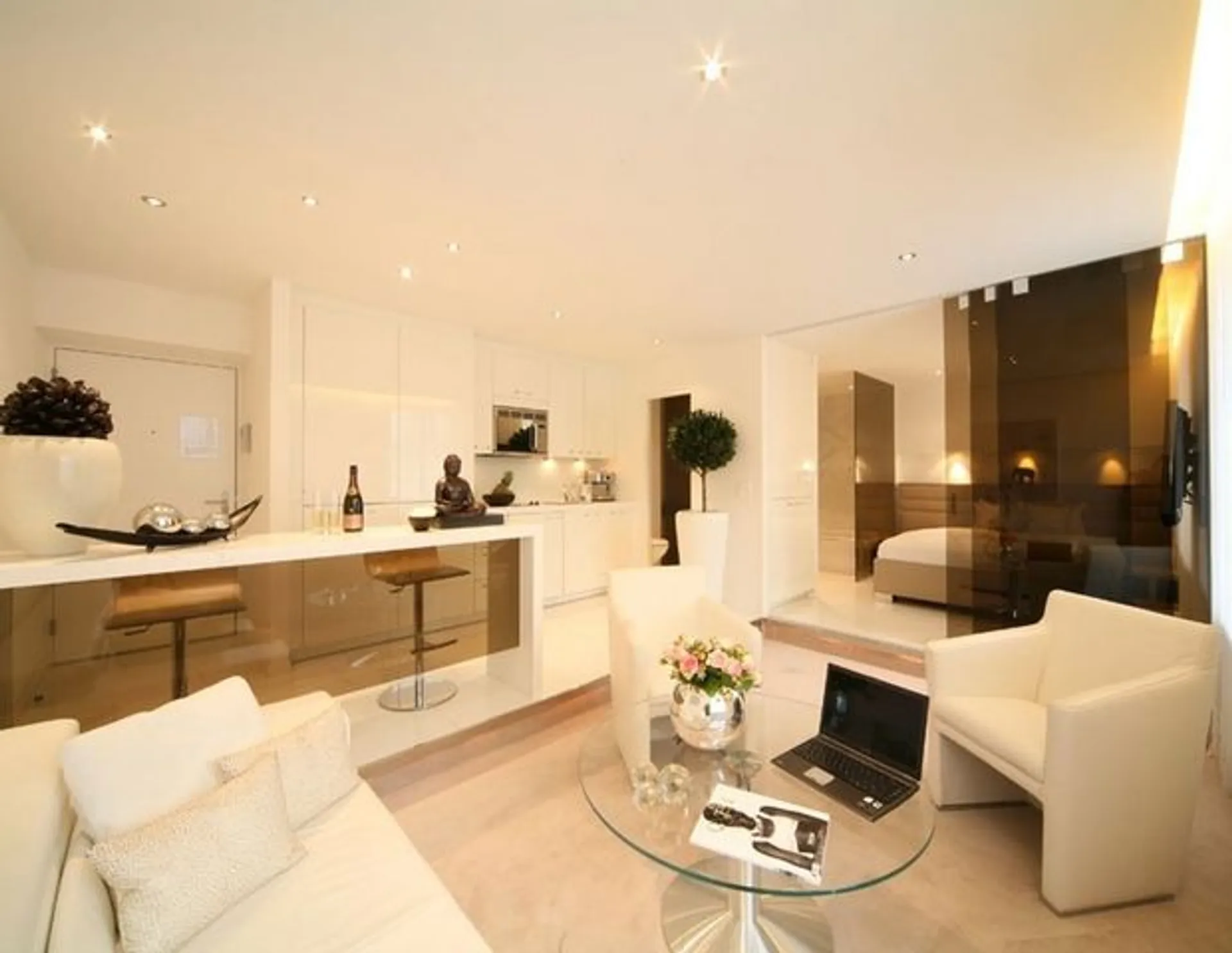 One Bedroom Senior, Balcony, Kitchenette